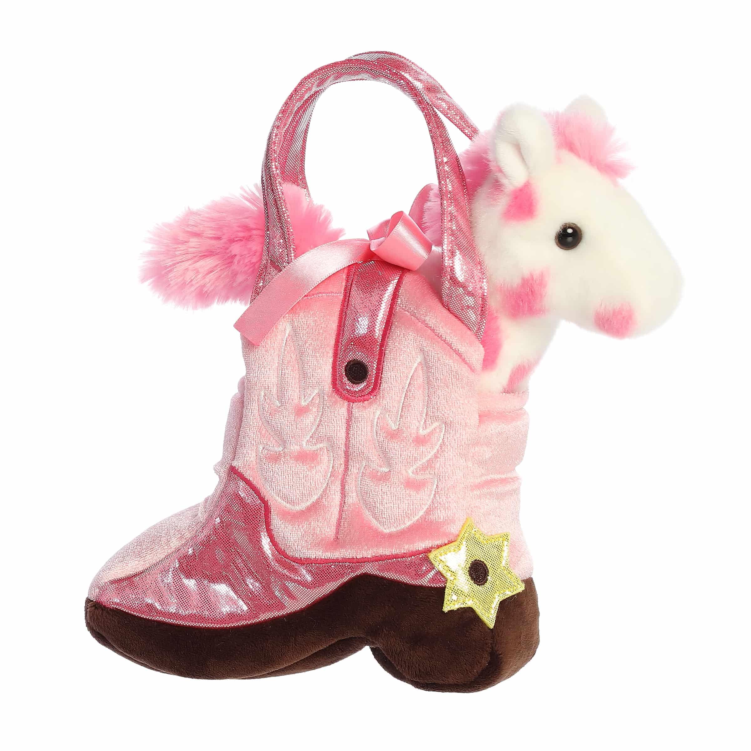 Amazon.com: Aurora® Fashionable Fancy Pals™ Giddyup Boot™ Stuffed